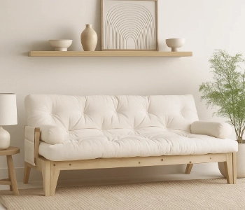 Ložnice s duší - jak vnést ručně šitý futon do moderního interiéru?