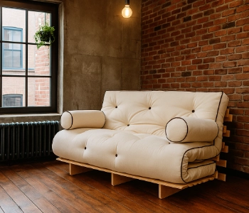 Malý byt, velké pohodlí - jak postavit futon v garsonce?