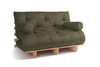 Rozkládací pohovka 140x200 - Slim Basic Classic - Pascall Futon Khaki