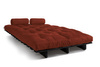 Rozkládací pohovka 140x200 - Slim Comfort Black - Pascall Futon Zdění