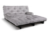 Rozkládací pohovka 180x200 - Slim Basic Black - Pascall Futon Popel holubice