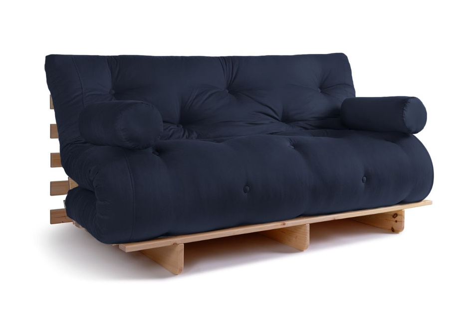 Rozkládací pohovka 160x200 - Slim Exclusive Classic - Pascall Futon Námořnická modrá