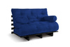Rozkládací pohovka 120x200 - Slim Exclusive Black - Pascall Futon Prairie