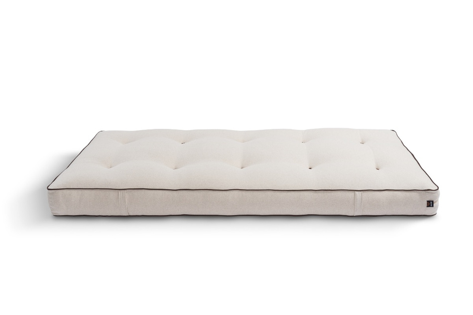Matrace 90x200 přírodní s latexem - Futon Pascall Medium Duo Latex Kedro Povlečení