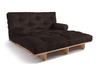 Rozkládací pohovka 140x200 - Slim Exclusive Classic - Pascall Futon Brown