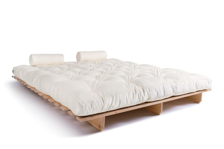Rozkládací pohovka 180x200 - Slim Comfort Classic - Pascall Futon Ecru