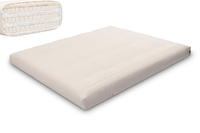 Matrace 160x200 přírodní s latexem - Futon Pascall Comfort Trio Latex Wool Ecru