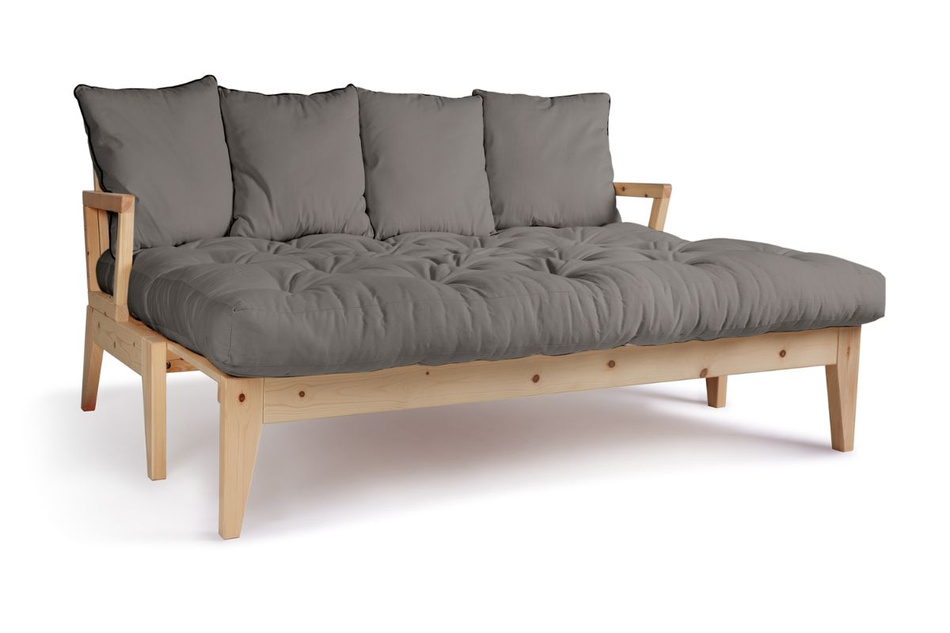 Rozkládací pohovka 200 cm - Sakura - Pascall Futon Grey