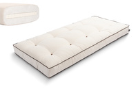 Matrace 90x200 přírodní s latexem - Futon Pascall Medium Latex Kedro Ecru