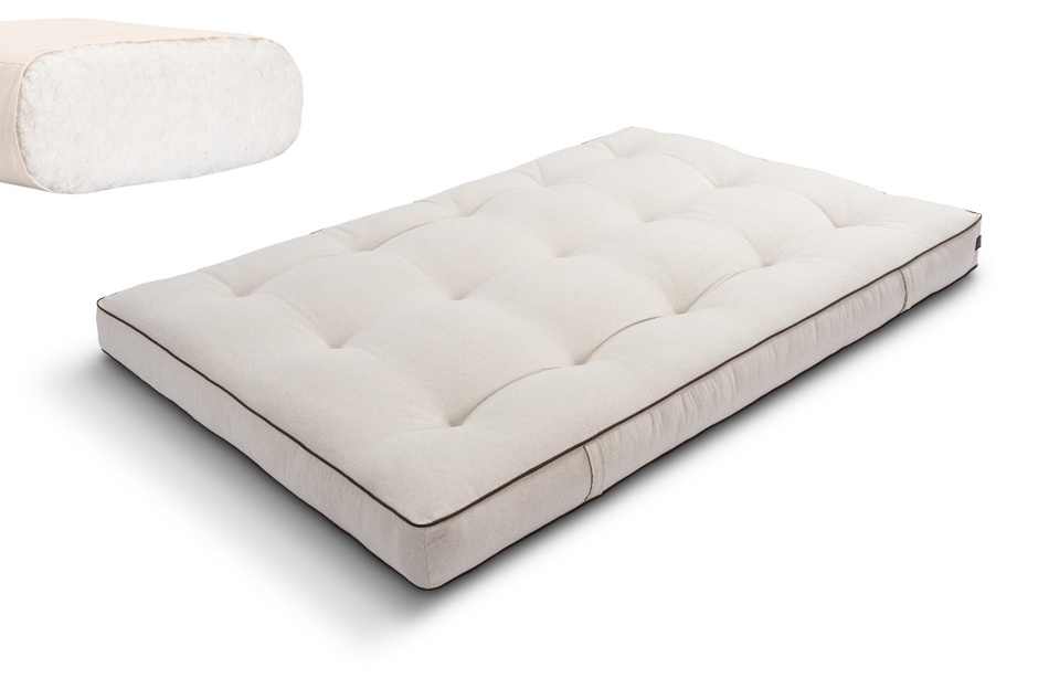 Matrace 140x200 přírodní - Futon Pascall Medium Natural Kedro Povlečení