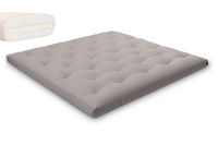 Matrace 200x200 přírodní s latexem - Futon Pascall Slim Latex Grey