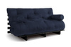 Rozkládací pohovka 160x200 - Slim Basic Black - Pascall Futon Námořnická modrá