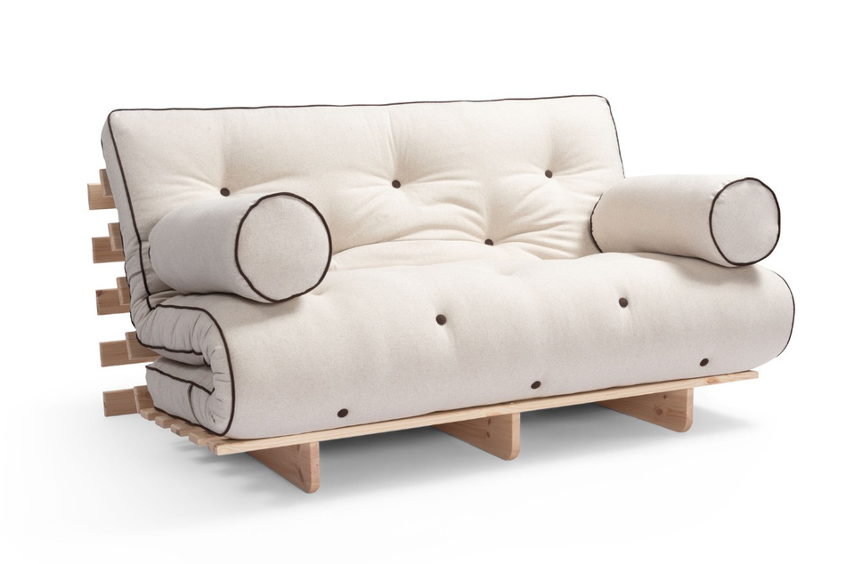 Rozkládací pohovka 120x200 - Slim Basic Kedro Classic - Pascall Futon Povlečení