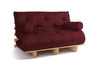 Rozkládací pohovka 140x200 - Slim Comfort Classic - Pascall Futon Maroon
