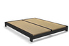 Pascall Dřevěná postel 90x200 - Aisha Basic Black Tatami