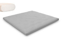 Matrace 200x200 přírodní - Futon Pascall Slim Natural Dove Ash
