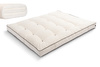 Matrace 160x200 přírodní s latexem - Futon Pascall Medium Duo Latex Kedro Ecru