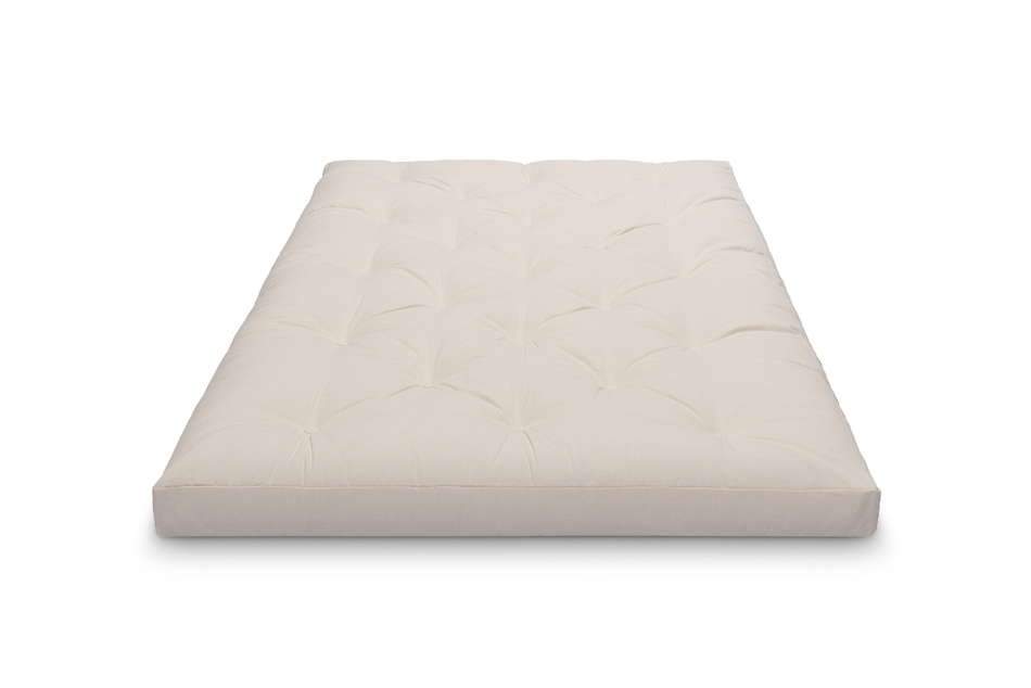 Matrace 120x200 přírodní - Futon Pascall Slim Natural Bottle Green