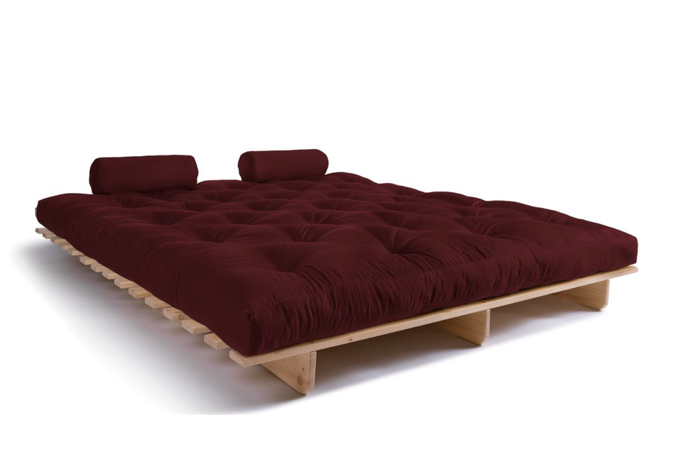 Rozkládací pohovka 180x200 - Slim Exclusive Classic - Pascall Futon Maroon