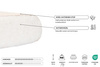 Matrace 120x200 přírodní - Futon Pascall Medium Natural Grey
