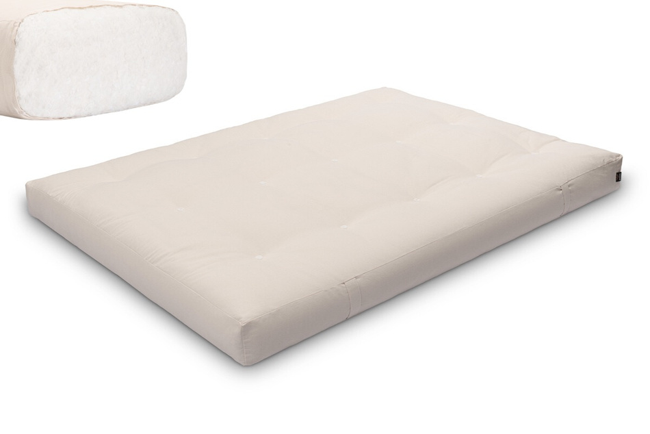 Matrace 140x200 přírodní - Futon Pascall Comfort Natural Ecru