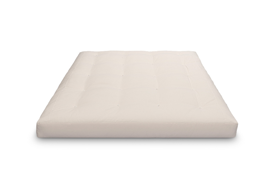 Matrace 160x200 přírodní s latexem - Futon Pascall Comfort Trio Latex Wool Ecru