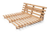 Rozkládací pohovka 180x200 - Slim Comfort Classic - Pascall Futon Popel holubice