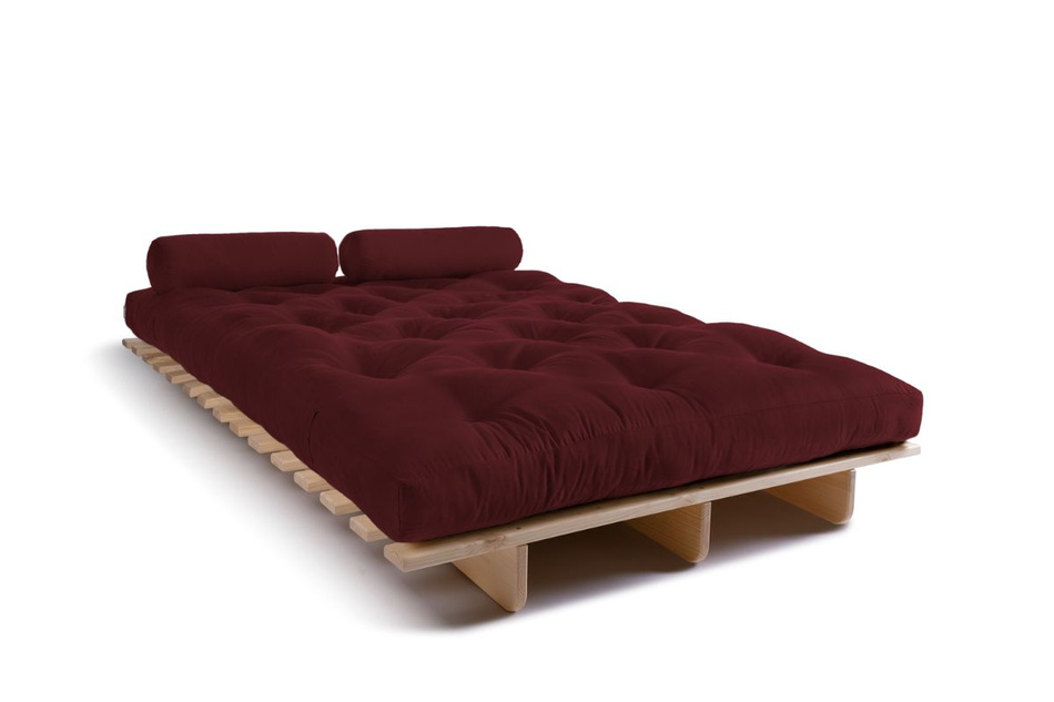 Rozkládací pohovka 120x200 - Slim Exclusive Classic - Pascall Futon Maroon
