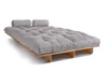 Rozkládací pohovka 140x200 - Slim Exclusive Classic - Pascall Futon Popel holubice