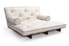 Rozkládací pohovka 180x200 - Slim Exclusive Kedro Black - Pascall Futon Povlečení