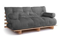Rozkládací pohovka 180x200 - Slim Basic Classic - Pascall Futon Grey