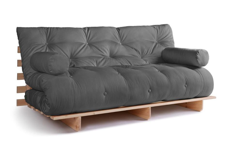 Rozkládací pohovka 180x200 - Slim Basic Classic - Pascall Futon Grey