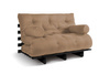 Rozkládací pohovka 120x200 - Slim Comfort Black - Pascall Futon Béžová barva