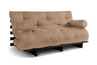 Rozkládací pohovka 160x200 - Slim Comfort Black - Pascall Futon Béžová barva