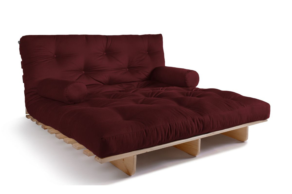 Rozkládací pohovka 140x200 - Slim Exclusive Classic - Pascall Futon Maroon