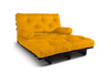 Rozkládací pohovka 120x200 - Slim Exclusive Black - Pascall Futon Honey