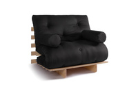 Rozkládací pohovka 90x200 - Slim Exclusive Classic - Pascall Futon Black