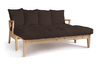 Rozkládací pohovka 200 cm - Sakura - Pascall Futon Brown