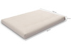 Futon Pascall Medium Latex - Matrace 140x200 Grey - přírodní s latexem