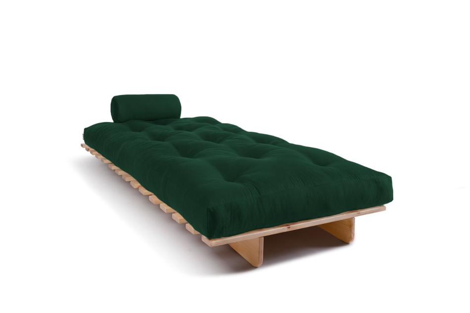 Rozkládací pohovka 90x200 - Slim Exclusive Classic - Pascall Futon Bottle Green