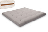 Matrace 200x200 přírodní s vlnou, kokosem a 2x latexem - Futon Pascall Comfort Wool Grey