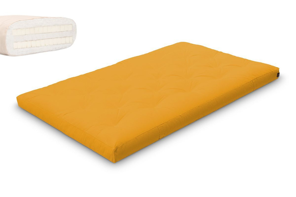 Matrace 120x200 přírodní s latexem - Futon Pascall Slim Duo Latex Honey