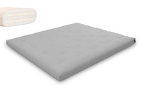 Matrace 180x200 přírodní s latexem - Futon Pascall Slim Duo Latex Dove Ash