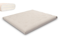 Matrace 180x200 přírodní s latexem - Futon Pascall Slim Duo Latex Ecru