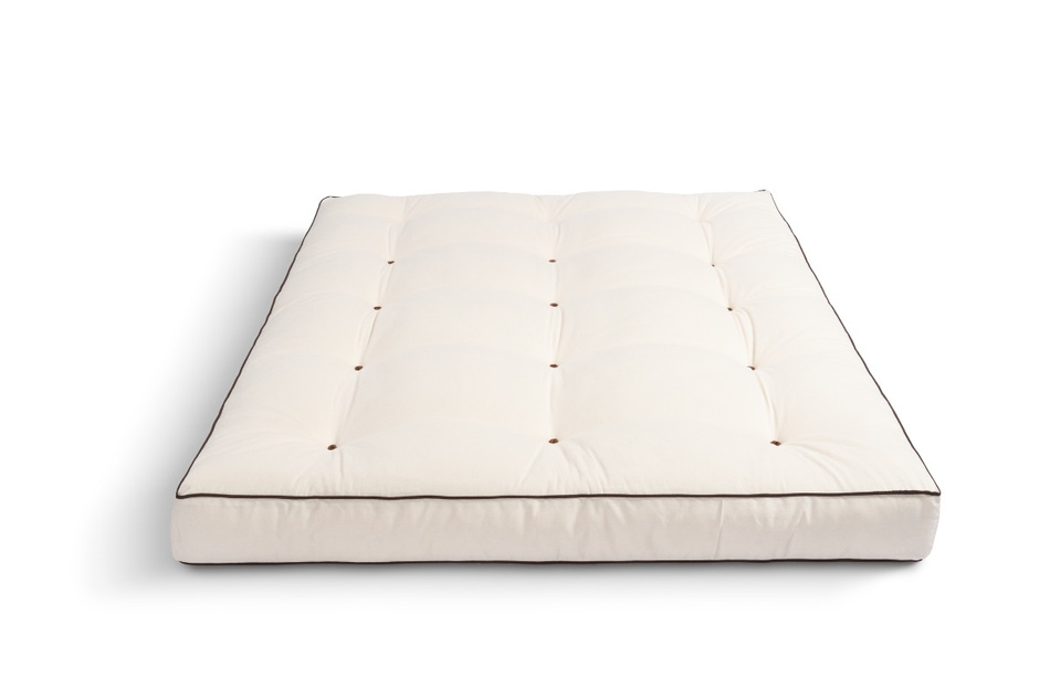 Matrace 120x200 přírodní s kokosem - Futon Pascall Medium Coco Kedro Ecru