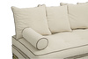 Rohová pohovka Tatami Medium Natural Kedro 80x200 - Pascall Futon Povlečení