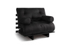 Rozkládací pohovka 90x200 - Slim Basic Black - Pascall Futon Black