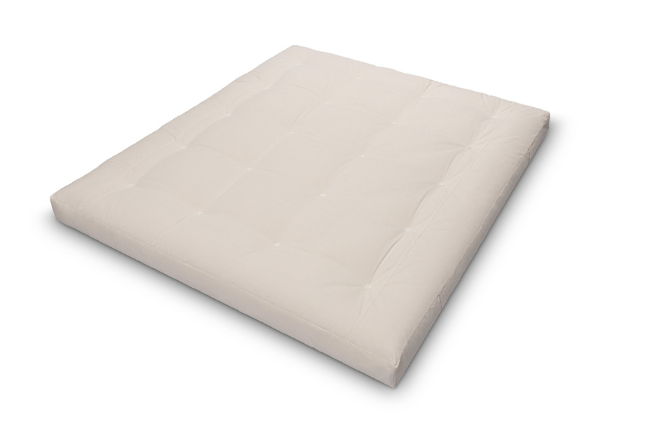 Matrace 180x200 přírodní s latexem a 2x kokosem - Futon Pascall Comfort Relax Hard Ecru