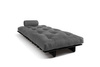 Rozkládací pohovka 90x200 - Slim Basic Black - Pascall Futon Grey
