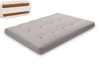 Matrace 140x200 přírodní s vlnou, latexem a 2x kokosem - Futon Pascall Comfort Wool Hard Šedá